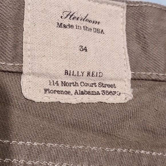 Billy Reid Heirloom Tan Jeans Size 34 Short - Picture 3 of 6